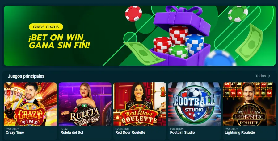 Bet on win casino